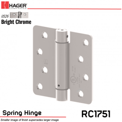 Hager 1751 US26 Full Mortise Hinge Stock No 170228