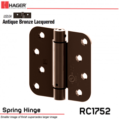 Hager 1752 US10A Full Mortise Hinge Stock No 170430