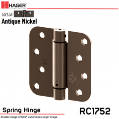 Hager 1752 US15A Full Mortise Hinge Stock No 170479