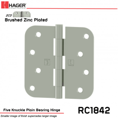 Hager 1842 US2CD Full Mortise Hinge Stock No 033802