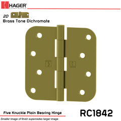 Hager 1842 US2D Full Mortise Hinge Stock No 029756