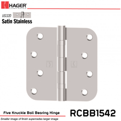 Hager 1542 US32D Full Mortise Hinge Stock No 074724