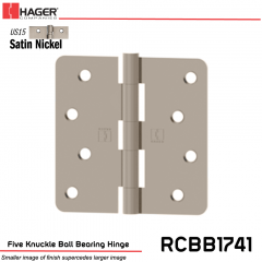 Hager 1741 US15 Full Mortise Hinge Stock No 034510