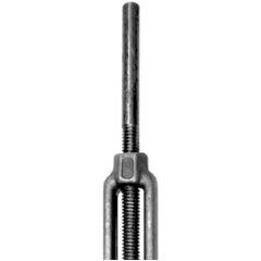 TBS-20-LH-HDG: 2-1/2-4 x 13-1/8 Threaded Stud End Turnbuckle Fitting Left-Hand Hot Dip Galvanized Mild Carbon Steel - Made in the USA