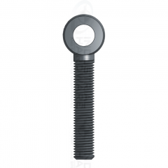 14E-MACH: 1-1/2-6 x 6 in. Machined Rod End From Black Oxide Drop-Forged Carbon Steel C1030/1035