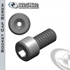 Stainless Socket Head ( 1960 Series ) Vented Cap Screw: 8-32 x 5/16