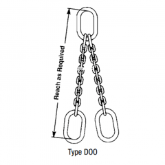 Double Leg with (only) Master Links - Chain Slings