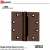 Hager 1250 4.5 x 4.5 US10A Full Mortise Hinge Stock No 008023