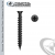 Phillips Trim Head 6 x 2-1/4 Sharp Point Phosphate Coated Drywall Screws