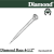 Diamond Farrier D412RACE1N Horseshoe Nails 4-1/2 in. Race Head 100ct