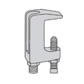 Wide Throat Ductile Beam Clamp