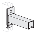 Single Channel Interlocking Bracket (Opening Down)