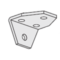 90 Degree Corner Angle Connector 4-Hole