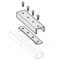 Connectors Channel Splice Assembly 13/16 in. Strut