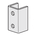 Splice Clevis 1-5/8 in. Strut 2-Hole