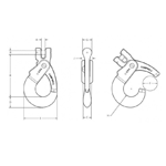 Clevis Self Locking Hooks Diagram