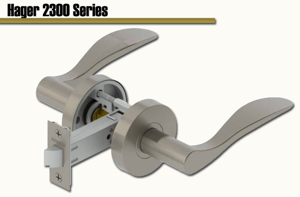 Hager 2300 Series is a perfect combination of value and performance and is the ideal choice of lock for typicalcommercial applications. 