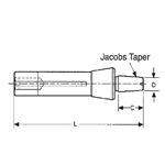 Bridgeport Taper to Jacobs Taper Arbors