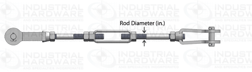 Tie Rod Assembly Rod Diameter Dimension